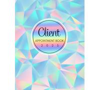Client Appointment Book 2025: (January 2025 - March 2026) Dated Appointment Book, Time period from 8AM- 8PM in 30 minute increments for for ... Art, Hair Salon and More Large Size 8.5"x11"