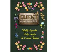 Client Appointment Log Book: A5 Appointment book | Hourly appointment planner | Salon client organiser | appointment scheduling book| hair salon appointment |