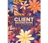 Client Record Book A-Z: Client Record Book Hairdressing, Nails With A - Z Alphabetical Tabs - Client Record Book And Diary - Client Appointment Book ... Book - Hair Stylist Appointment Book 2026