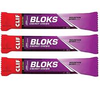 CLIF Bar Bloks Energy Chews Mountain Berry - Sports Supplements, 60 g (Mountain Berry- 3 Packs)