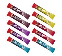 CLIF Bar Bloks Energy Chews - Quick Energy for Cycling and Running - Multi-flavour 2 x Mountain Berry, 2 x Strawberry, 2 x Black Cherry, 2 x Tropical Punch, 2 x Margarita Citrus - 60g Bars - (10 Pack)