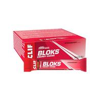 CLIF Bar BLOKS Energy Chews - Strawberry - Plant Based - Quick Energy for Cycling and Running - Workout Snack - 18 x 60 g