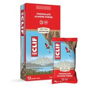 CLIF BAR Chocolate Almond Fudge Plant Based Energy Bars, 12 x 68 g