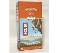 CLIF Bar Energy Bars/Nutritional Protein Bar, Source of Plant Based Protein, Crunchy Peanut Butter, 12 x 68g