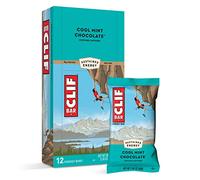 CLIF BAR - Energy Bar - Cool Mint Chocolate - With Caffeine (2.4 Ounce Protein Bar, 12 Count)