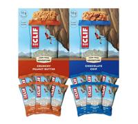 CLIF BAR Energy Bar Mixed Flavour Variety Pack 12 x 68 g | Includes Crunchy Peanut Butter and Chocolate Chip, With Plant-Based Protein for Endurance Sports