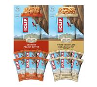 CLIF BAR Energy Bar Mixed Flavour Variety Pack 12 x 68 g | Includes Crunchy Peanut Butter and White Chocolate Macadamia Nut, With Plant-Based Protein for Endurance Sports