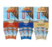 CLIF BAR Energy Bar Mixed Flavour Variety Pack 18 x 68 g | Includes Crunchy Peanut Butter, Chocolate Chip and White Chocolate Macadamia Nut, With Plant-Based Protein