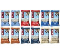 CLIF Bar ENERGY BAR Mixed Flavour Variety-Pack x 12 bars Nutritional Bar Source of Plant Based Protein 12 bars x 68g