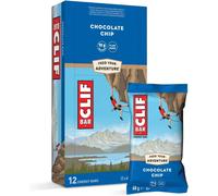 CLIF BAR | Energy Bar - Protein Bar - Chocolate Chip | Plant Based Protein | 12