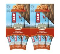 CLIF BAR | Energy Bar - Protein Bar | Crunchy Peanut Butter |Plant-Based Protein Bar for Running, Marathon Training, Cycling & Endurance Sports | 3 x 68 g (Pack of 2)