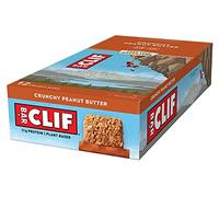 CLIF Bar Energy Bars / Nutritional Protein Bar (12 x 68g), Source of Plant Based Protein, Crunchy Peanut Butter