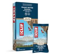 CLIF BAR | Energy Bar - Protein Bar | Peanut Butter Banana with Dark Chocolate | Plant Based Protein | 12 x 68 g