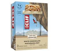 CLIF BAR Energy Bar - Protein Bar White Chocolate Macadamia Nut Plant-Based Protein Bar for Running, Marathon Training, Cycling & Endurance Sports 3 x 68 g