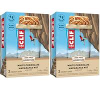 CLIF BAR Energy Bar - Protein Bar White Chocolate Macadamia Nut Plant-Based Protein Bar for Running, Marathon Training, Cycling & Endurance Sports 3 x 68 g (Pack of 2)
