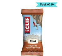 Clif Bar Mini Crunchy Peanut Butter Bar - Pack of 10 (28g each)