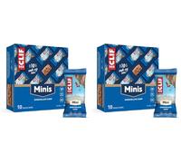 CLIF BAR Minis | Snack Bar | Chocolate Chip | Plant Based Protein | 10 x 28 g (Pack of 2)