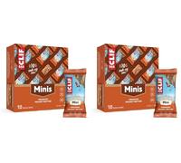 CLIF BAR Minis | Snack Bar | Crunchy Peanut Butter | 4g Plant Based Protein | On-the-Go Snack Sized Bars | 10 x 28 g (Pack of 2)