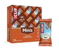 CLIF BAR Minis - Snack Bar - Crunchy Peanut Butter - Plant Based Protein - 10 x 28 g