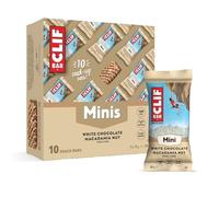 CLIF BAR Minis | Snack Bar | White Chocolate Macadamia Nut | Plant Based Protein | 10 x 28 g