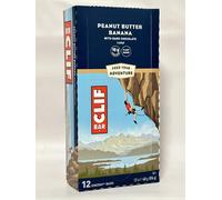 CLIF BAR | Energy Bar - Protein Bar | Peanut Butter Banana with Dark Chocolate | Plant Based Protein | 12 x 68 g