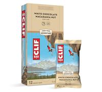 CLIF BAR White Chocolate Macadamia Nut Plant Based Energy Bars, 12 x 68 g