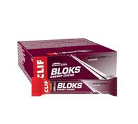Clif Bloks Energy Chews, During and Pre Workout Food Supplement, Black Cherry with Caffeine, 18 x 50g