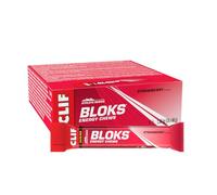 CLIF BLOKS Energy Chews | Strawberry | Plant Based | Quick Energy for Cycling and Running | Workout Snack | 18 x 60 g
