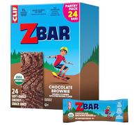 CLIF Kid Zbar - Chocolate Brownie - Soft Baked Whole Grain Snack Bars - USDA Organic - Non-GMO - Plant-Based - 1.27 oz. (24 Pack)