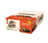 CLIF Nut Butter Bar | Protein Bar with 7g Plant Protein | Chocolate & Peanut Butter | Organic Snack Bars for On-the-Go | 12 x 50 g