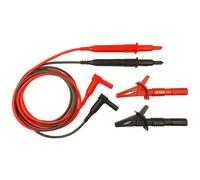 Cliff 1.5m Two Lead Set Unfused Probes to 90° 4mm Plugs CAT III