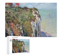 Cliff at Dieppe by Monet, 1000 PCS Jigsaw Puzzle for Adults, New Year Puzzle Gift, for Relaxing Solo Or Group Play