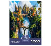 Cliff City 1000 Piece Jigsaw Puzzles for Adults Educational Games Birthday Gifts for Women And Man Challenge High Difficulty 70x50cm/1000pcs