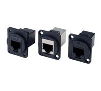 Cliff CP30220 XLR Feedthrough UTP Cat5e RJ45 to RJ45 CSK Hole
