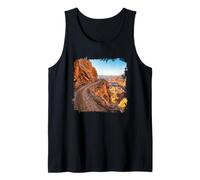 Cliff Edge Desert Road Canyon Scenic Winding Path Tank Top