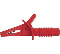 Cliff FCR7941 CRC/01 Safety Grabber Terminal Plug Connector 4 mm II 1000 V, CAT III 600 V Red