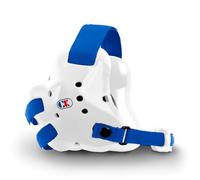 Cliff Keen Fusion Headgear (White/Royal Blue)