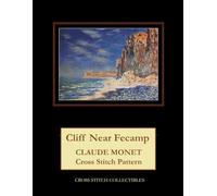 Cliff Near Fecamp: Claude Monet Cross Stitch Pattern