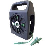 Cliff PG Test Lead 4mm Plug & Socket 30m Green Reel