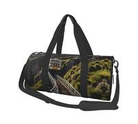 Cliff Railway Canvas travel bag, large capacity, can be carried on the shoulder