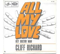 CLIFF RICHARD - all my love 45 rpm single