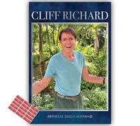 Cliff Richard Calendar 2025 A3 Wall Calendar Gift Present with Free Organising Stickers Included