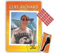 Cliff Richard Calendar 2027 A3 Calendar & Slim Diary Bundle Gift Set Present with Free Organising Stickers