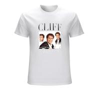Cliff Richard Retro Men's White T-Shirt Unisex Clothing L