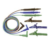 Cliff Safety Test Lead Set 4mm Plug 1.5m Blue/Green/Brown