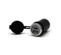 Cliff Top 36W PD USB-C and QC 3.0 Motorcycle DIN USB Charger, Compatible with BMW Motorcycles (Straight)