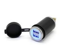 Cliff-Top 4.6A Motorcycle USB Din Charger (Hella) Compatible with BMW Motorcycles (Right)