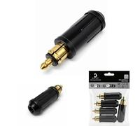 Cliff Top Din Hella Plug DIN Male Plugs 12V, Compatible with BMW Triumph Tiger Motorcycle (5 pcs.)