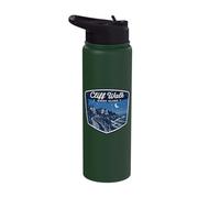 Cliff Walk Rhode Island Coastal Path Ocean View Scenic Stainless Steel Insulated Water Bottle