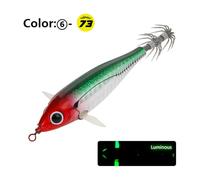 CliffofLove 6g/7.3cm Cuttlefish Attracting Lure Double Hook Glowing Octopus Bait Fishing Tackles Glow In The Dark Octopus Bait Fishing Accessories